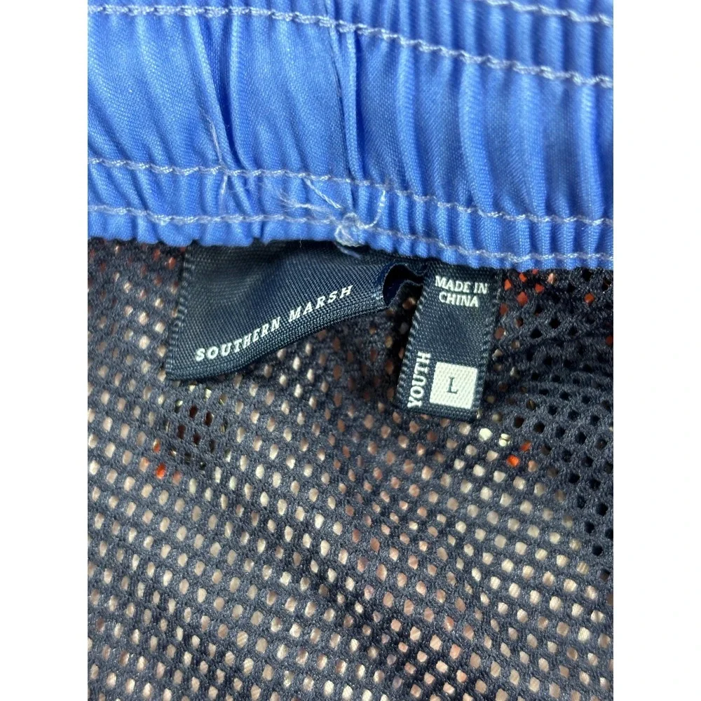 Southern Marsh NWT Boy's Faded Lines Swim Trunks Size Youth Large